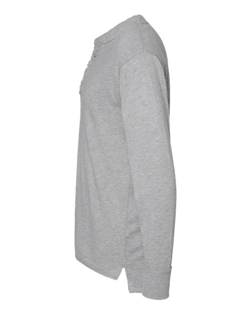 Men's Vintage Brushed Jersey Henley – Detail