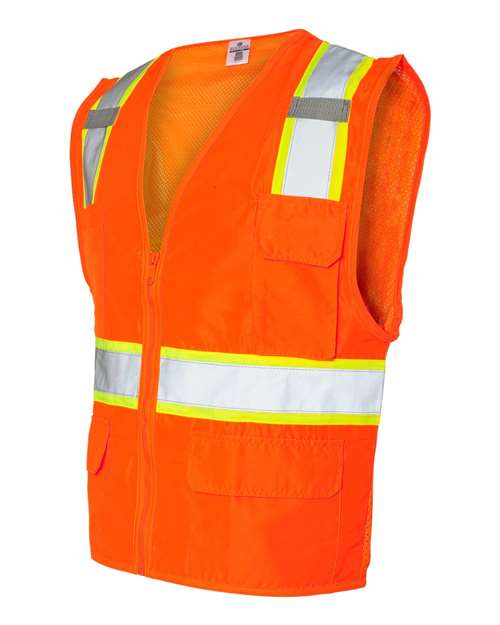 Unisex Ultra-Cool™ Solid Front Vest with Mesh Back – Side