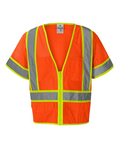 Unisex Ultra-Cool™ Six-Pocket Mesh Surveyor’s Vest – Front