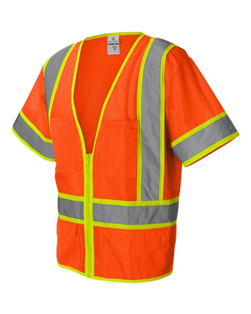 Unisex Ultra-Cool™ Six-Pocket Mesh Surveyor’s Vest – Side
