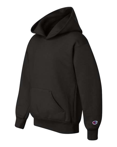 Youth Powerblend® Hooded Sweatshirt – Side