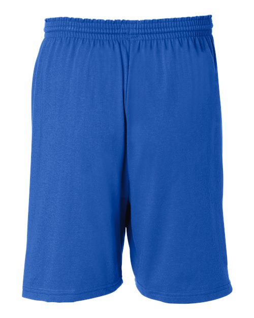 Unisex Cotton Gym Shorts – Back