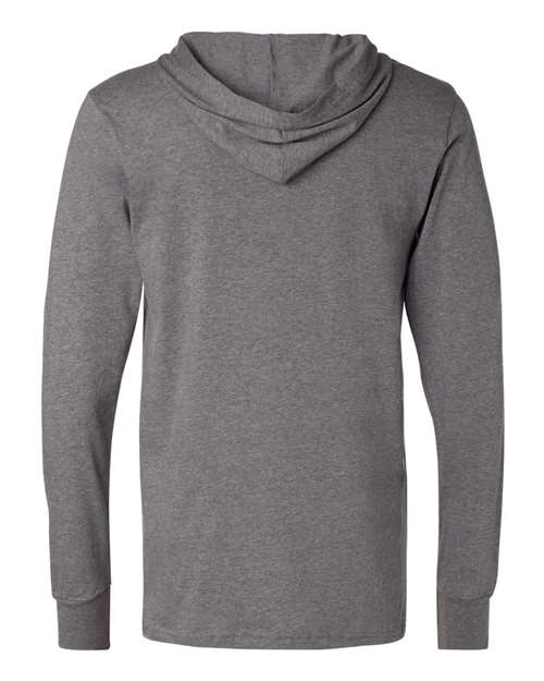 Unisex Jersey Hooded Long Sleeve Tee – Back