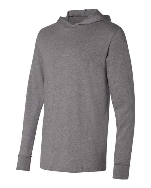 Unisex Jersey Hooded Long Sleeve Tee – Side