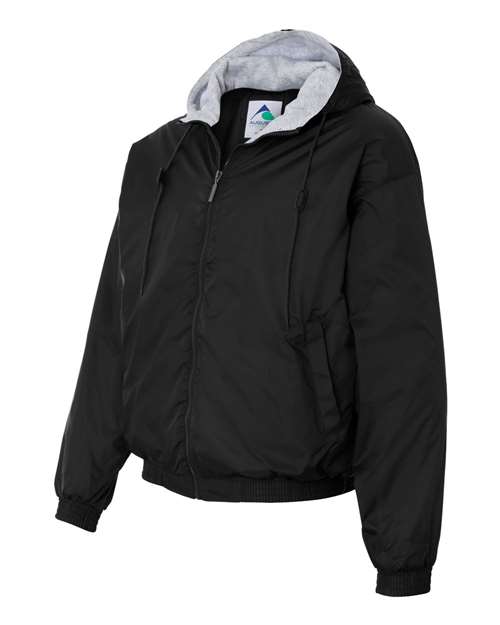 Unisex Fleece Lined Hooded Jacket – Side
