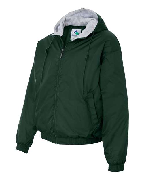 Unisex Fleece Lined Hooded Jacket – Side