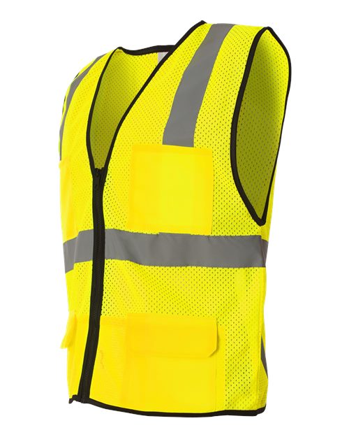 Unisex Economy Mesh 6-Pocket Vest – Side