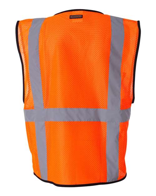 Unisex Economy Mesh 6-Pocket Vest – Back