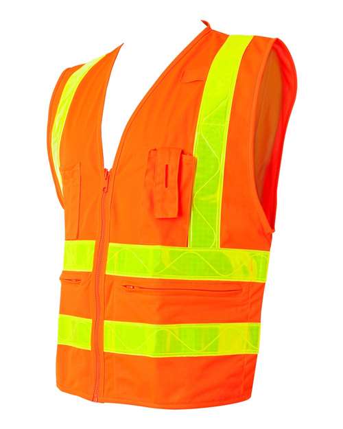 Unisex Prismatic Hydrowick-Lite Multi Zipper Vest – Side