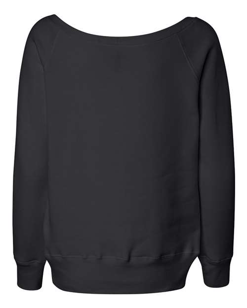 Women’s Sponge Fleece Wide Neck Sweatshirt – Back