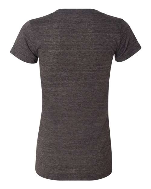 Women’s Triblend Deep V-Neck Tee – Back