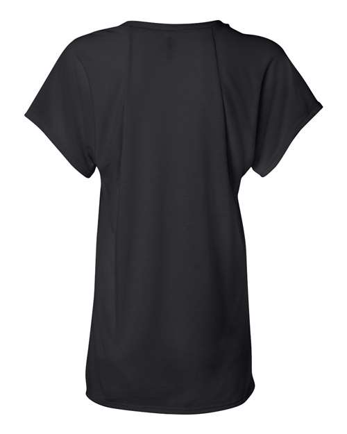 Women’s Flowy Raglan Tee – Back