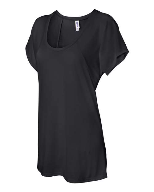 Women’s Flowy Raglan Tee – Side