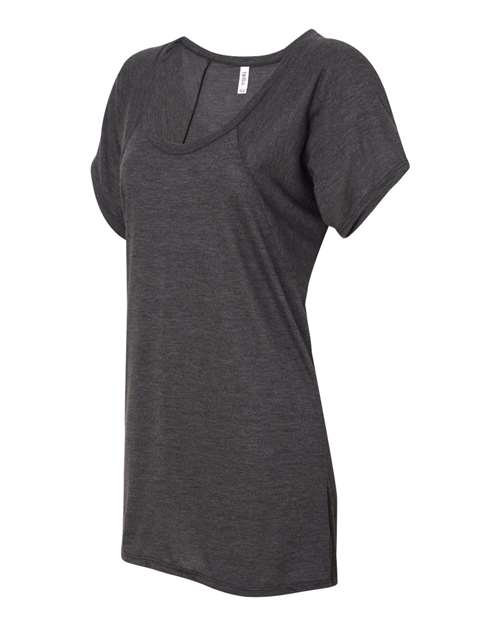 Women’s Flowy Raglan Tee – Side