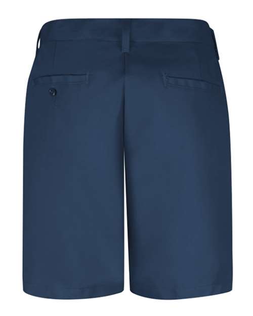 Women's Plain Front 8" Shorts – Back