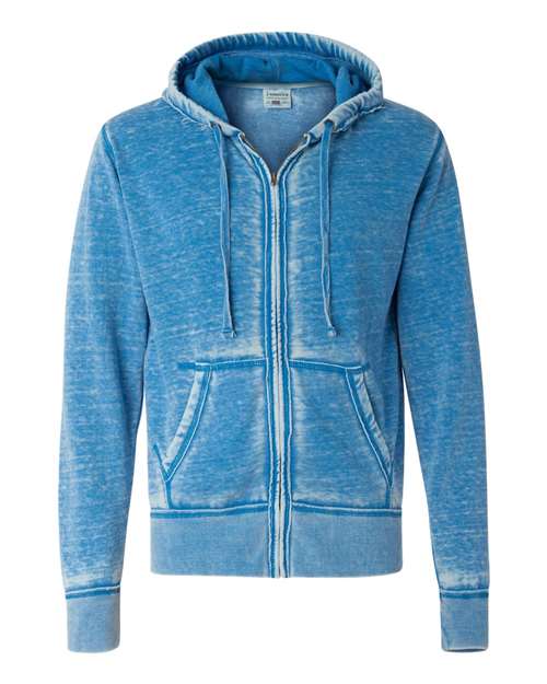 Men's Vintage Zen Fleece Full-Zip Hooded Sweatshirt – Front