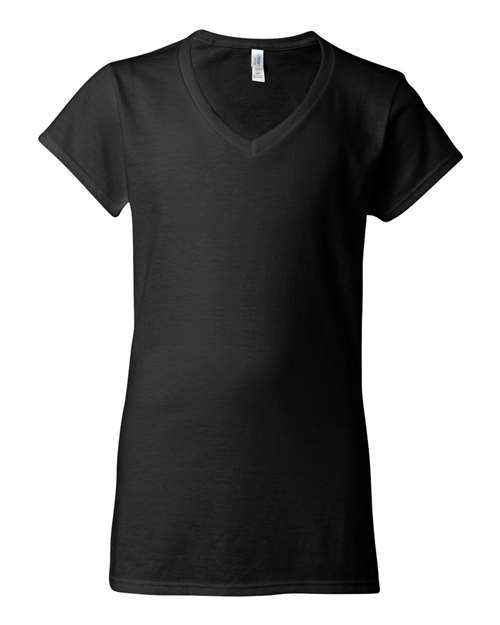 Women's Softstyle® V-Neck T-Shirt – Front