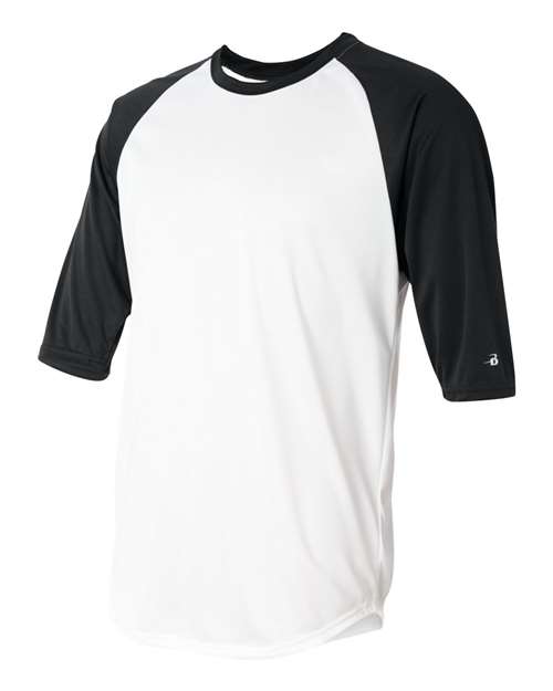 Men's B-Core Three-Quarter Sleeve Baseball T-Shirt – Side