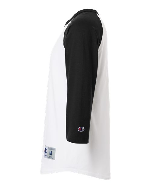 Unisex Raglan Baseball T-Shirt – Detail