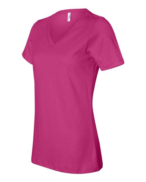 Women’s Relaxed Jersey V-Neck Tee – Side