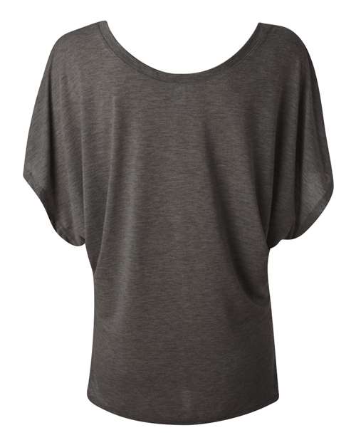 Women’s Flowy Draped Dolman Tee – Back