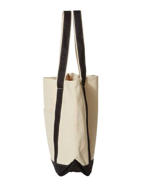 Carmel Classic XL Cotton Canvas Resort Tote – Detail