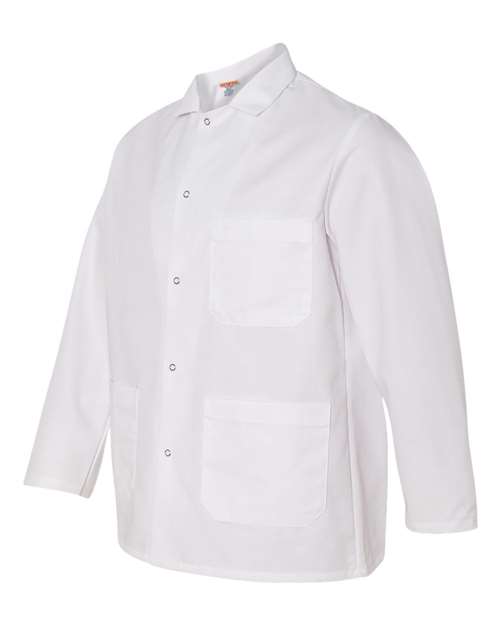 Gripper Front Short Butcher Coat – Side