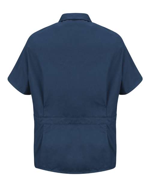 Unisex Zip-Front Smock – Back