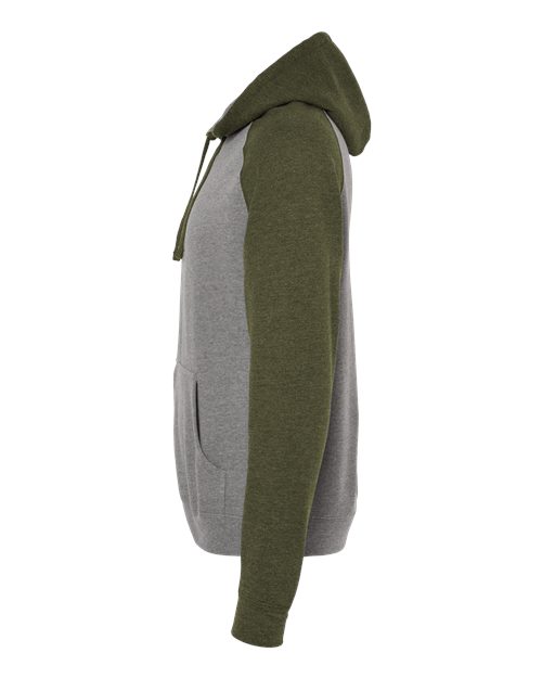 Unisex Raglan Hooded Sweatshirt – Detail