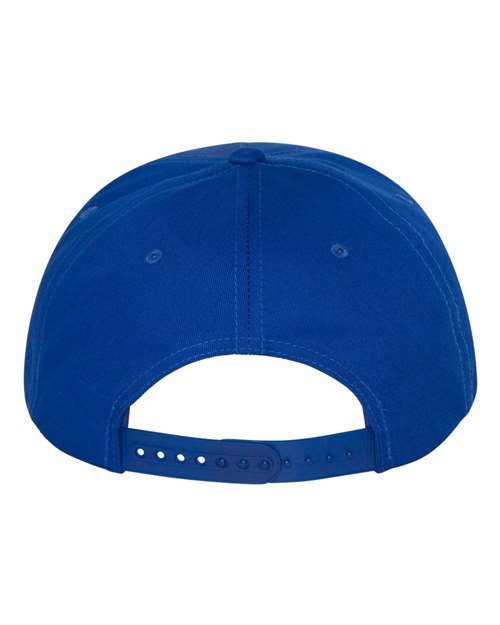 Five-Panel Cotton Twill Snapback Cap – Back
