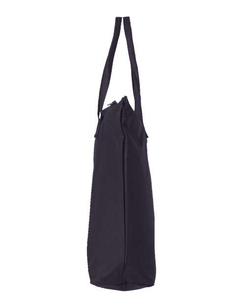 Tote with Top Zippered Closure – Detail