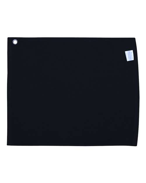 Velour Hemmed Towel with Grommet & Hook – Back