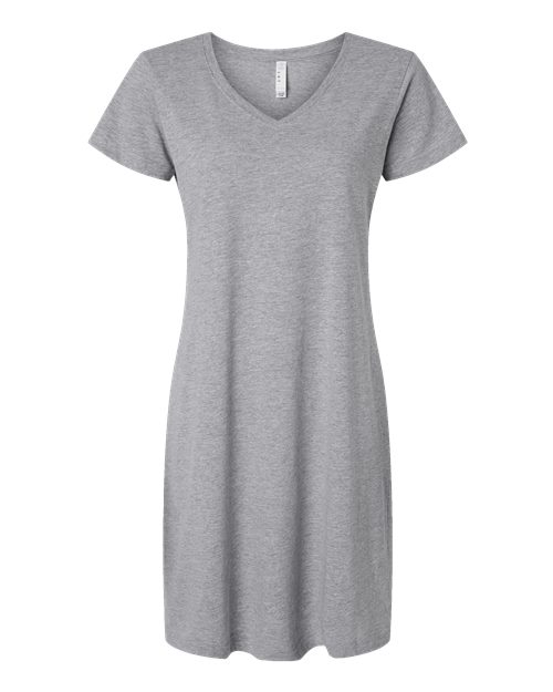 Women's Fine Jersey V-Neck Coverup – Front