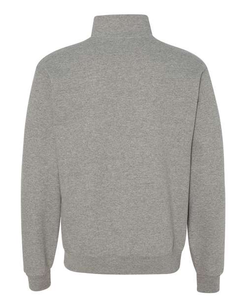 Unisex Nublend® Cadet Collar Quarter-Zip Sweatshirt – Back