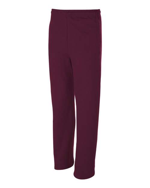 Unisex NuBlend® Open-Bottom Sweatpants with Pockets – Side