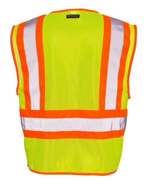 Unisex Ultra-Cool™ Contrasting Mesh Vest – Back