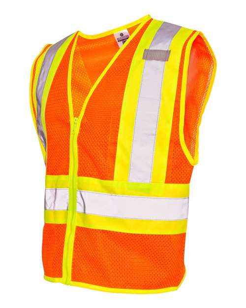 Unisex Ultra-Cool™ Contrasting Mesh Vest – Side