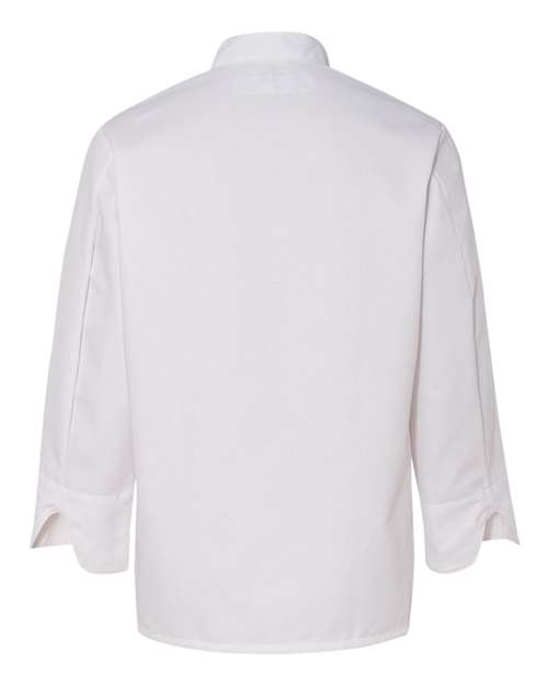 Eight Knot Button Chef Coat with Thermometer Pocket – Back