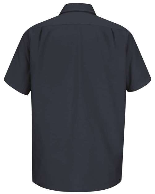 Men's Short Sleeve Work Shirt – Back