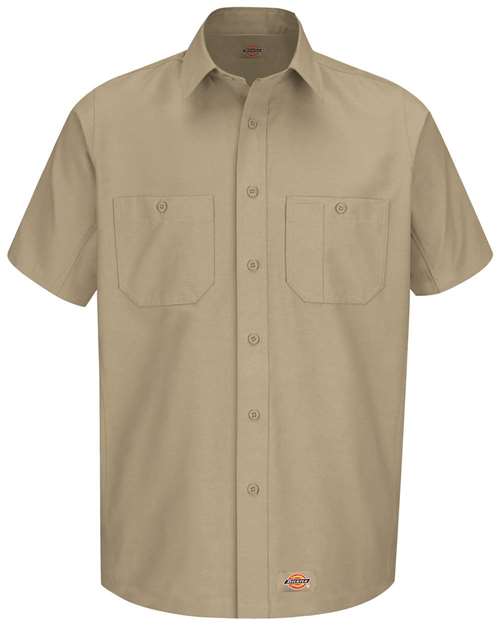 Men's Tall Short Sleeve Work Shirt