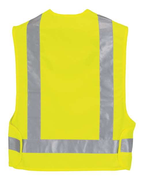 Men's High Visibility Safety Vest – Back
