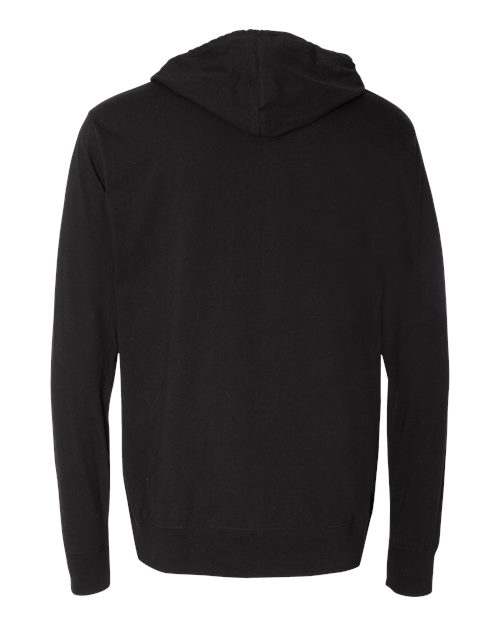 Unisex Lightweight Hooded Pullover T-Shirt – Back