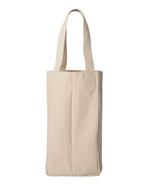 Double Bottle Wine Tote – Back