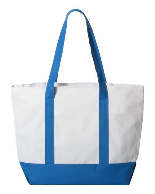 Bay View Giant Zippered Tote – Back