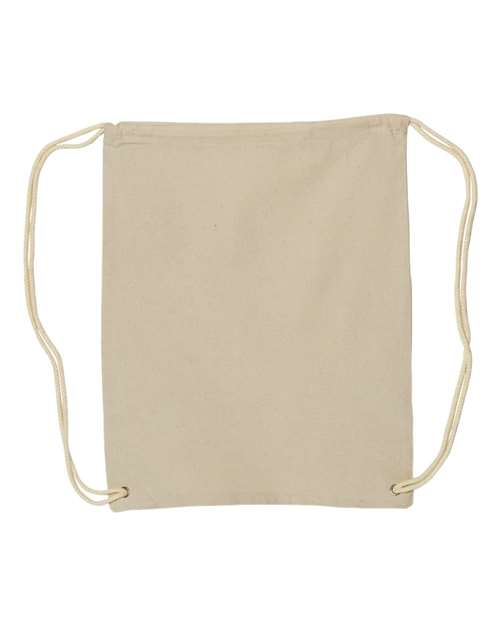 Canvas Drawstring Backpack – Back