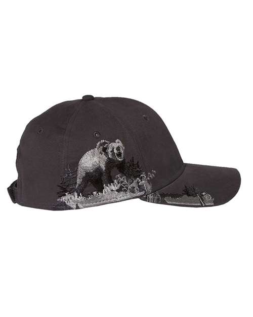 Grizzly Bear Cap – Detail