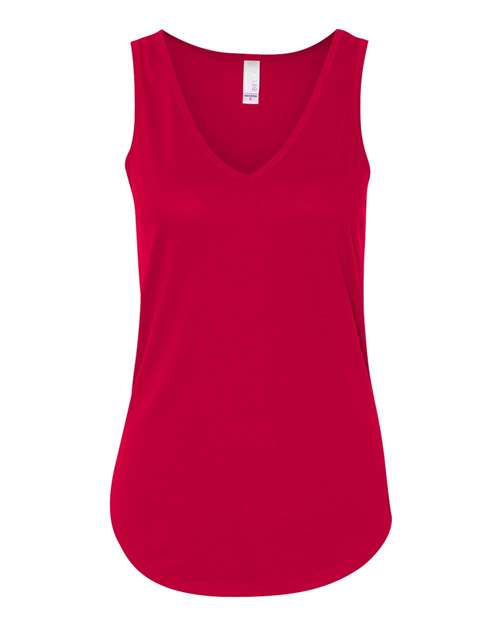 Women's Flowy V-Neck Tank – Front