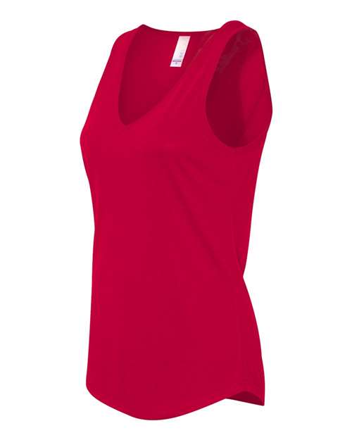 Women's Flowy V-Neck Tank – Side