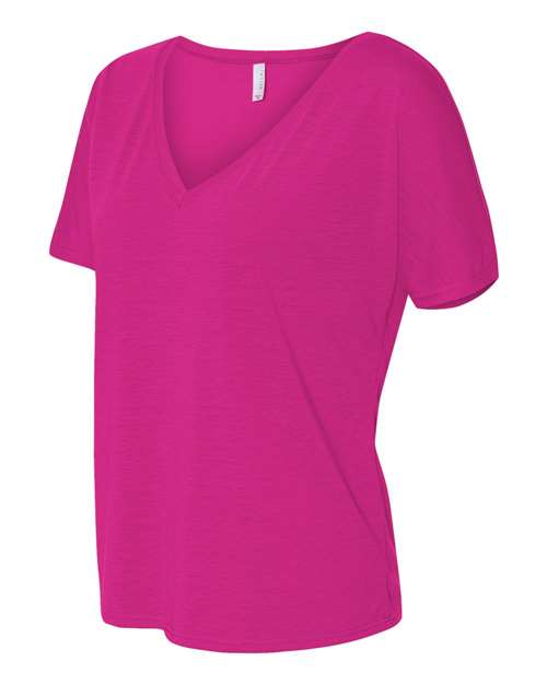 Women’s Slouchy V-Neck Tee – Side