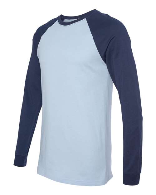 Men's Long Sleeve Jersey Baseball Tee – Side